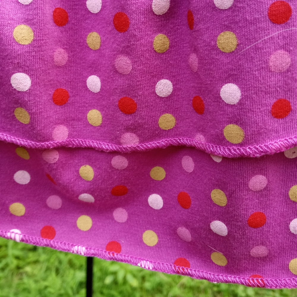🎈3 for $10🎈Dog Dress Rosey Purple w Polka Dots - Picture 4 of 5